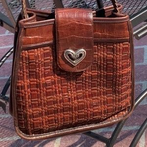 Vintage Brighton woven leather bag